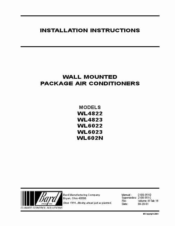 Bard Air Conditioner WL4822-page_pdf